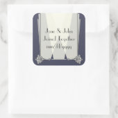 Swanky Art Deco in Blue Sticker (Tas)