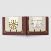 Swanky Art Deco in Red Guest Book Gastenboek (Volledig)