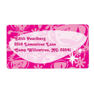 Swanky Deluxe Think Pink Kistchy Fun Etiket