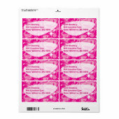 Swanky Deluxe Think Pink Kistchy Fun Etiket (Full Sheet)