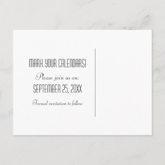 Swanky Fleur De Lis sparen het Briefkaart van de D (Achterkant)