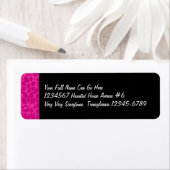 Swanky Hot Pink Leopard Print & Black Etiket (Insitu)