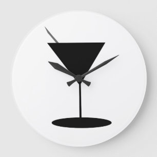 Swanky Martini Glass Grote Klok