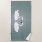 Swans Beach Handdoek (Voorkant)