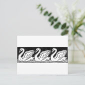 Swans Briefkaart (Staand voorkant)