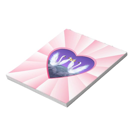 Swan's bruiloft notitieblok (Linkerzijde)