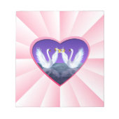 Swan's bruiloft notitieblok (Voorkant)