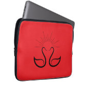 Swans Electronics Bag Laptop Sleeve (Voorkant Rechts)
