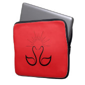 Swans Electronics Bag Laptop Sleeve (Voorkant Links)