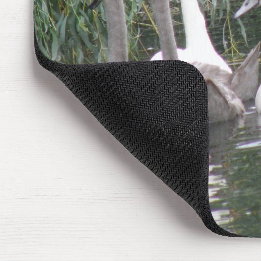 Swans en Cygnets Mousepad Muismat (Hoek)