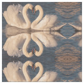 Swans Fabric Stof (Close Up)