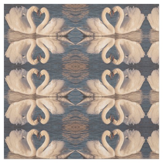 Swans Fabric Stof (Swatch)