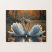 Swans In Autumn  Legpuzzel (Horizontaal)