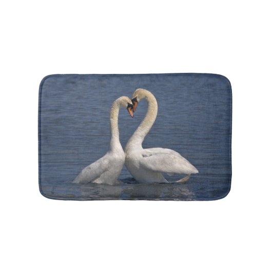 Swans in Love Bath Mat (Voorkant)