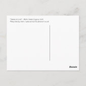 Swans in Love Briefkaart (Achterkant)