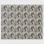 Swans in Love Wrapping Paper Cadeaupapier (Vlak)
