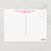 Swans in Reeds (1907) door Bruno Liljefors Briefkaart (Achterkant)