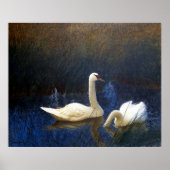 Swans in Reeds (1907) Poster (Voorkant)