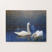 Swans in Reeds, Bruno Liljefors Legpuzzel (Horizontaal)