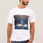 Swans in Reeds, Bruno Liljefors T-shirt (Voorkant)