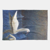 Swans in Reeds, Bruno Liljefors Theedoek (Horizontaal)