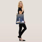 Swans in Reeds, Bruno Liljefors Tote Bag (Op model)