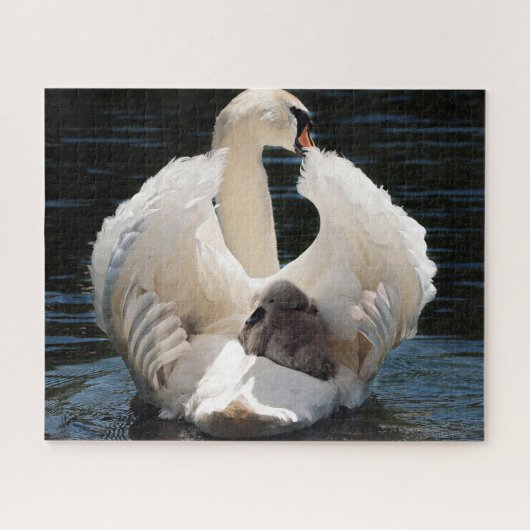 Swans Jigzaag Puzzle Legpuzzel (Horizontaal)