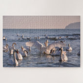 Swans Jigzaag Puzzle Legpuzzel (Horizontaal)