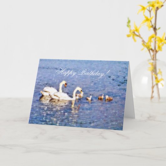 SWANS KAART (Gele Bloem)