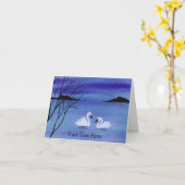 Swans Kaart (Gele Bloem)