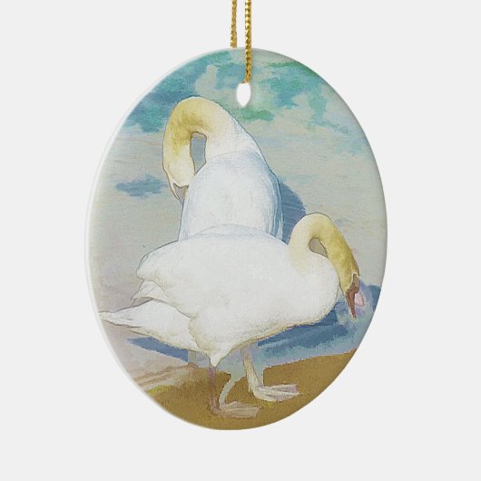 SWANS KERAMISCH ORNAMENT (Rechts)