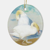 SWANS KERAMISCH ORNAMENT (Links)
