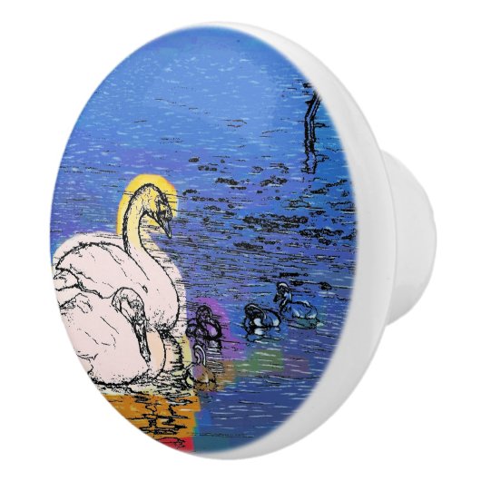 SWANS KERAMISCHE KNOP (Rechts)