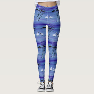 Swans Leggings