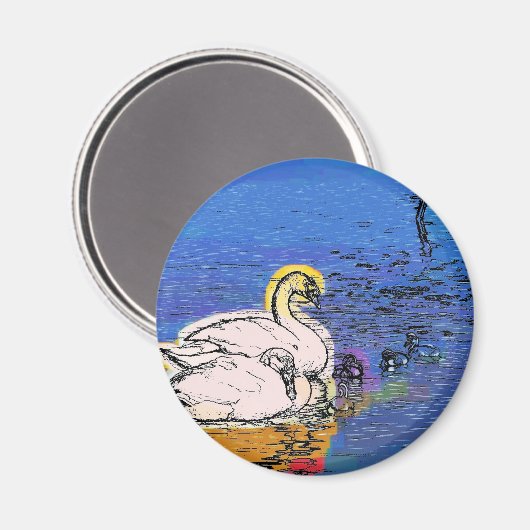 SWANS MAGNEET (Voorkant / Achterkant)