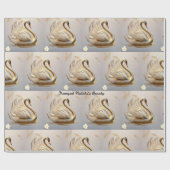 Swan's Morning Song beroemd gemaakt door Swan's Mo Cadeaupapier (Vlak)