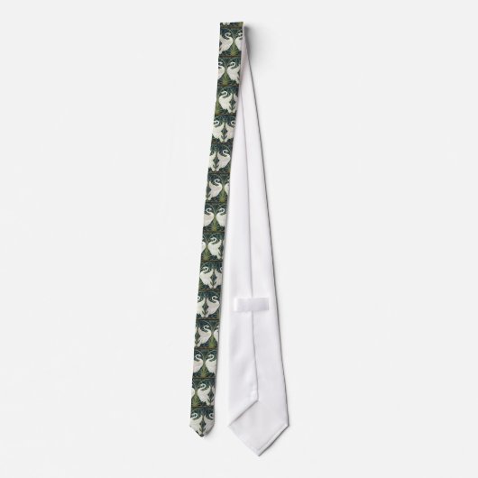 Swans Necktie Stropdas (Achterkant)