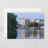 Swans on River Barrow, Carlow Town, Ierland Briefkaart (Voorkant / Achterkant)