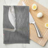 SWans op de Kitchen Towel Theedoek (Quarter Fold)