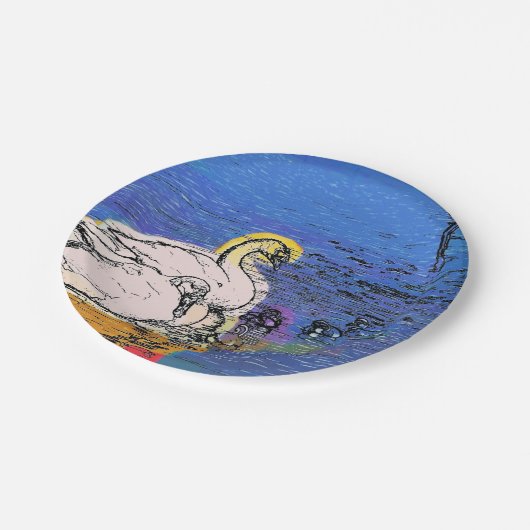 SWANS PAPIEREN BORDJE (Gekanteld)