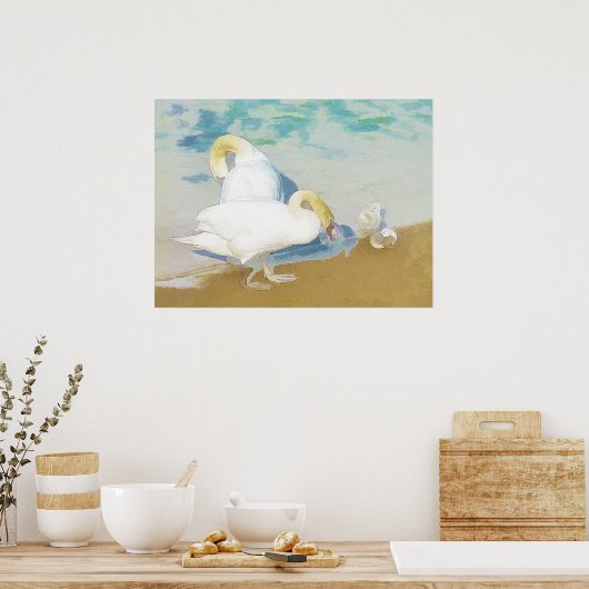 SWANS POSTER (Keuken)