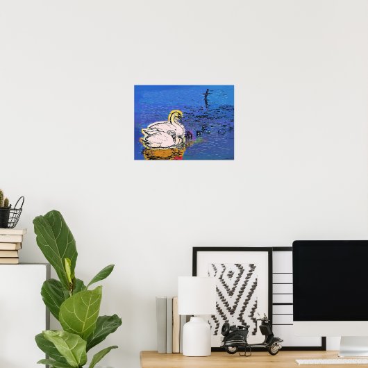 SWANS POSTER (Thuiskantoor)