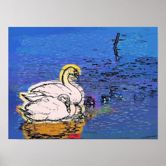 SWANS POSTER (Voorkant)