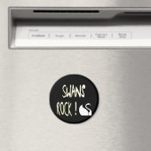 Swans Rock! Magneet (Insitu (Vaatwasser))
