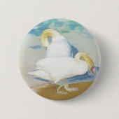 SWANS RONDE BUTTON 5,7 CM (Voorkant)