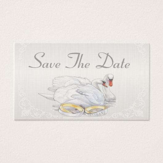 Swans - Save the Date Kaart (Voorkant)