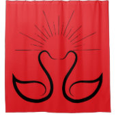 Swans Shower Curtain Douchegordijn (Voorkant)
