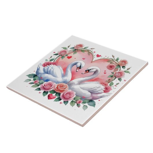 Swans Tegeltje (Zijkant)