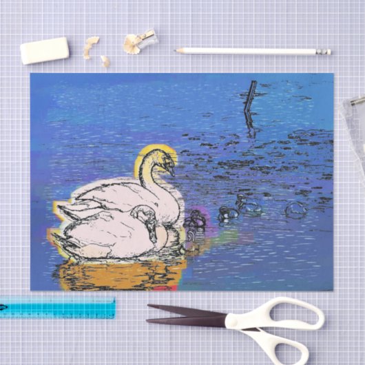 SWANS TISSUEPAPIER (Craft)