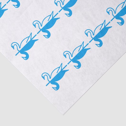 Swans Tissuepapier (Detail)